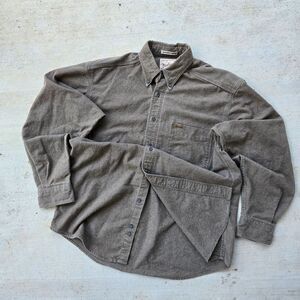 Woolrich Taupe Casual Button Down Shirt